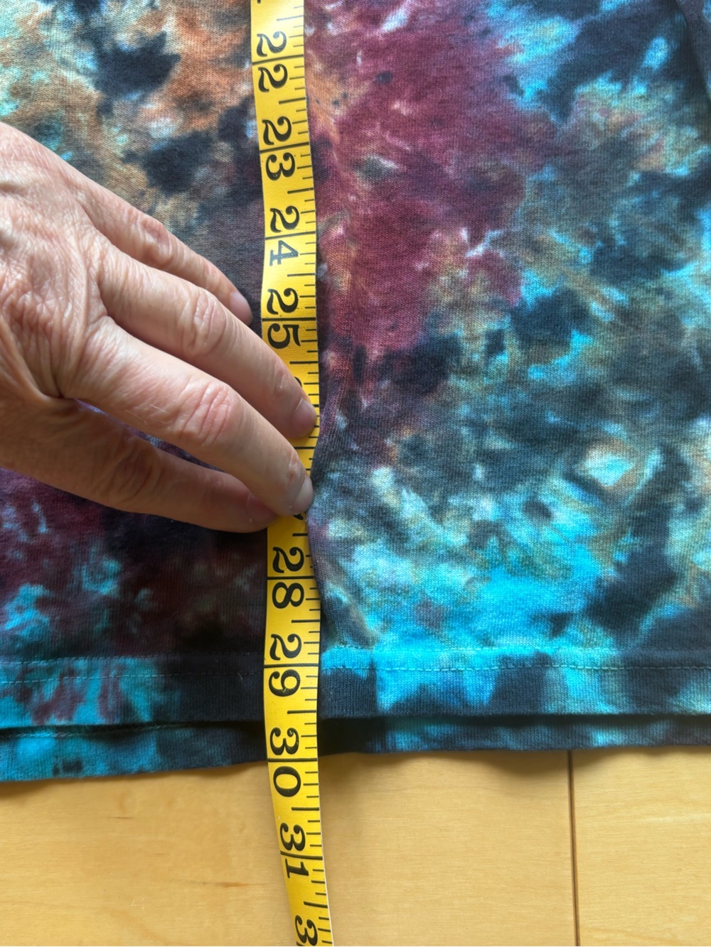 Grateful Dead Tie-Dye Summer Tour 1987 Tee — Blue, Purple, Brown - Picture 3 of 3